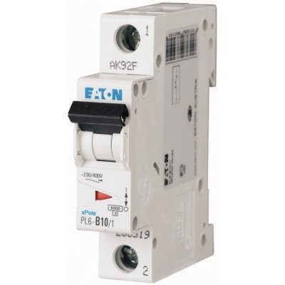 Eaton 6 kA B, 10 A, PL6-B10/1 – HobbyKompas.cz