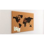 Allboards TK64_MAP Korková tabule MAPA SVĚTA – Zboží Živě