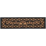 ESSCHERT DESIGN BEST FOR BOOTS s kokosovým vláknem černá s přírodní s ornamenty 75 x 25 cm – Zboží Dáma