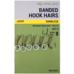 Korum s Gumičkou Banded Hook Hairs Barbless vel.8 5 ks – Zboží Mobilmania