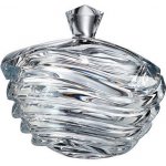 Bohemia Crystal s víčkem Wave 220 mm – Zbozi.Blesk.cz