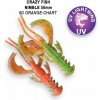 Návnada a nástraha Crazy Fish Nimble 5 cm Floating 5D Orange-chart 8 ks