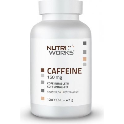 NutriWorks Caffeine 120 tablet – Hledejceny.cz