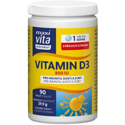 Vitar Maxi Vita VITAMIN D3 90 tablet – Hledejceny.cz