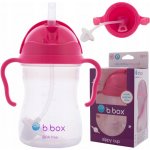 b.box hrneček s brčkem malinový 240 ml – Zboží Dáma