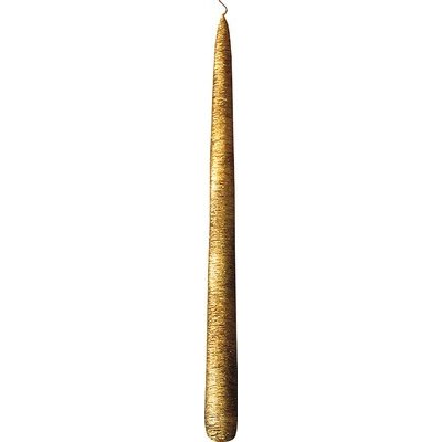 Vánoční svíčka kónická TAURUS 29 cm zlatá – Hledejceny.cz
