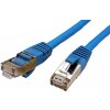 síťový kabel Value 21.99.1951 S/FTP patch kat. 6a, LSOH, 1m, modrý