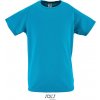 Dětské tričko Sol's dětské sportovní tričko Sporty modrá aqua
