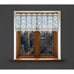 Dekorační vitrážová žakárová záclona GALINA 60 bílá 300x60 cm (cena za vrchní díl) MyBestHome – Hledejceny.cz