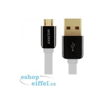 Avacom DCUS-MIC-40W USB - Micro USB, 40cm, bílý