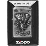ZIPPO street cr. Plakette "The Power of V Motor" 2005714 – Hledejceny.cz