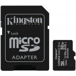 Pouzdro Paměťová karta Kingston Canvas Select Plus MicroSDXC 32GB UHS-I U1 100R/10W + adapter SDCS2/32GB – Hledejceny.cz