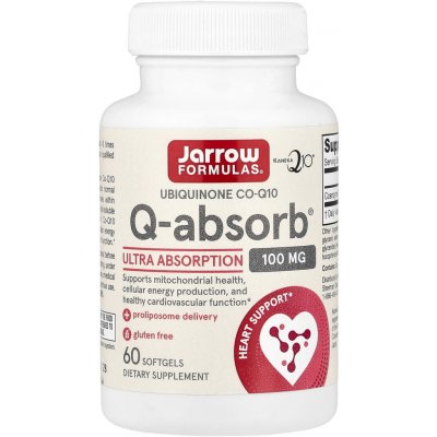 Jarrow Formulas Koenzym Q10 Co-Q10 100 mg 60 kapslí – Hledejceny.cz