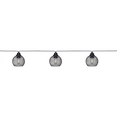 Solární světelný LED řetěz délka 7 m Star Trading Sunlight černý – Hledejceny.cz