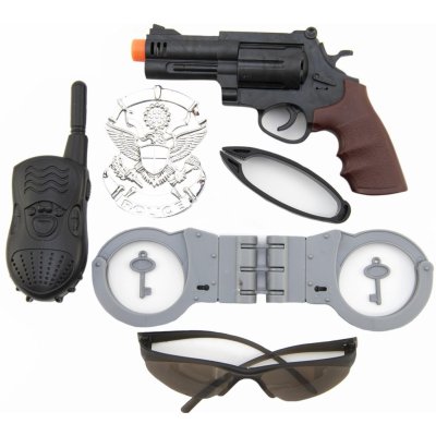 Dětská pistole Teddies Policejní sada pistole 19 cm (8592190853945) – Zbozi.Blesk.cz