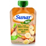 Sunar Bio kapsička Jablko banán mrkev 4m+ 100 g – Zboží Dáma