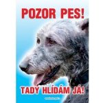 Grel nálepka pozor pes irský vlkodav – Hledejceny.cz