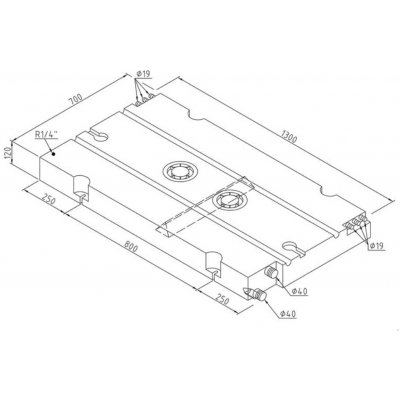 Carbest Výklopné okno RW Van 750 x 455mm