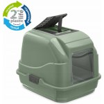 IMAC Krytá kočičí toaleta EASY CAT s filtrem a lopatkou 50 x 40 x 40 cm – Zbozi.Blesk.cz