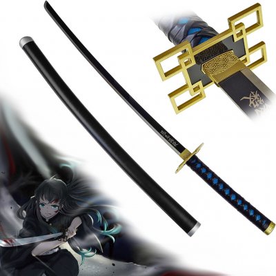 CHZ Nichirin Katana MUICHIRO TOKITO Demon Slayer – Zboží Dáma