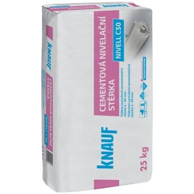 KNAUF NIVELL C30 – Cementová nivelační stěrka 25kg – Sleviste.cz