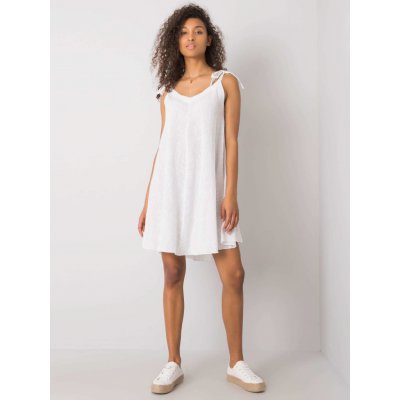 Dámské volné letní šaty TW-SK-BI-26660 bílá – Zboží Mobilmania