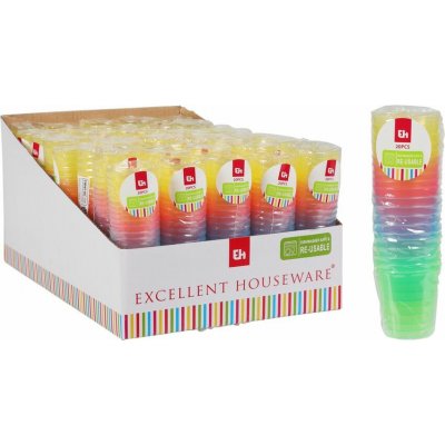 panák 30ml-20ks-BAREVNÝ, plast – Hledejceny.cz