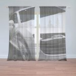 Sablio Záclony Bílý sporťák: 2ks 150x250cm – Hledejceny.cz