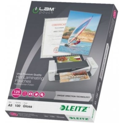 Leitz laminovací kapsy UDT, A5, 125 mic – Zboží Mobilmania