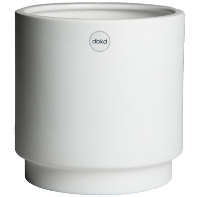 Květináč Solid Medium White 16 cm DBKD – Hledejceny.cz
