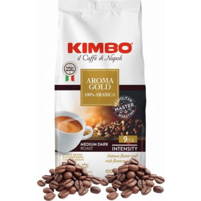 Kimbo Aroma Gold 100% Arabica zrnková 250 g – Hledejceny.cz