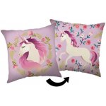 Jerry Fabrics Polštář Jednorožec flowers 40x40 – Zbozi.Blesk.cz