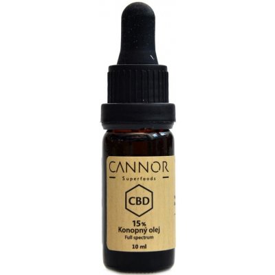 Cannor CBD konopný olej celospektrální 15% 10 ml DS89520410 – Zbozi.Blesk.cz