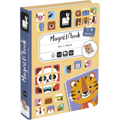 Janod Magnetibook Zvířata Puzzle – Zboží Dáma