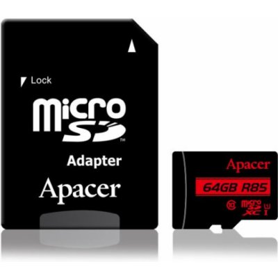 Apacer microSDXC 64 GB UHS-I U1 AP64GMCSX10U5-R