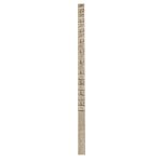 Betonový sloupek, dekor cihlička - průběžný sloupek, barva okrová 225 cm