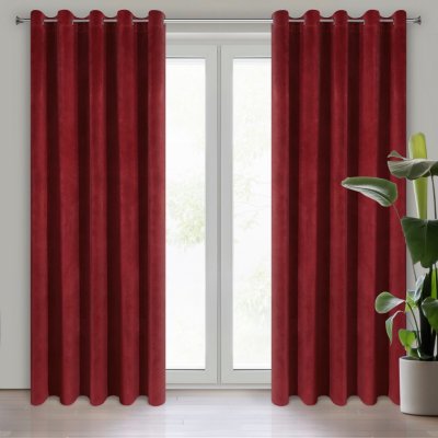 ZATEMŇOVACÍ ZÁVĚS VILLA 140X250 CM TMAVĚ VÍNOVÝ – Hledejceny.cz