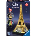 Ravensburger 3D puzzle svítící Eiffelova věž Noční edice 216 ks – Zboží Dáma