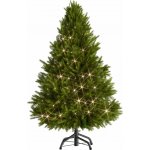 Casaria® Umělý vánoční stromeček s osvětlením 140 cm | zelený – Zboží Dáma