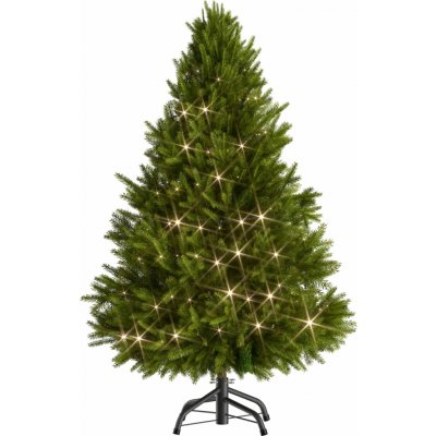 Casaria® Umělý vánoční stromeček s osvětlením 140 cm | zelený – Zboží Dáma