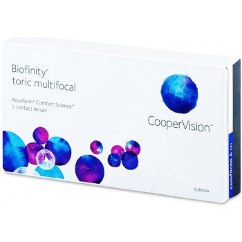Cooper Vision Biofinity Toric Multifocal 3 čočky