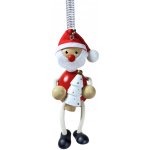Krokido Santa se stromečkem - dřevěná figurka na pružině – Hledejceny.cz