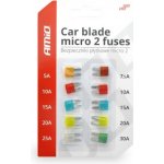 AMIO autopojistky MICRO 2 blistr 10ks – Zboží Mobilmania