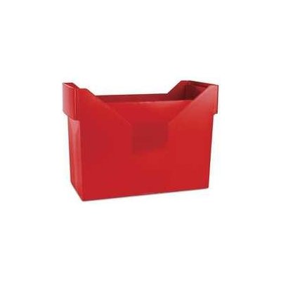 Box na závěsné desky Donau - plastový, červený – Zboží Mobilmania