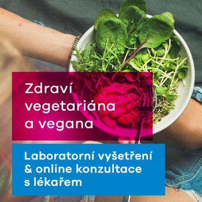 EUC Laboratoře test zdraví vegetariána a vegana s online konzultací výsledků