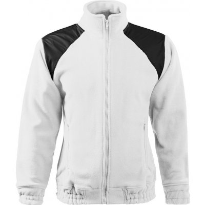 MALFINI Fleecová mikina Jacket Hi-Q Bílá – Zboží Mobilmania
