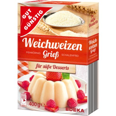G & G Měkká pšeničná krupice 0,5 kg – Zboží Dáma