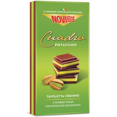 Novi Cuadro mléčná pistáciová čokoláda 110 g – Hledejceny.cz