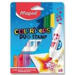 Maped 6808 Dětské fixy Color'Peps Duo Stamp 8 ks – Zboží Mobilmania