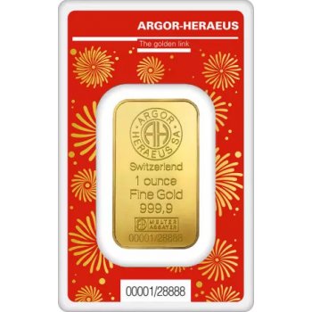 Argor-Heraeus zlatý slitek Rok Draka 1 oz